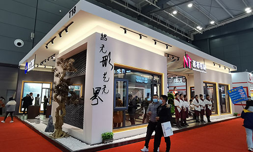 长沙建博会展台搭建案例照片-诺拓铝材2