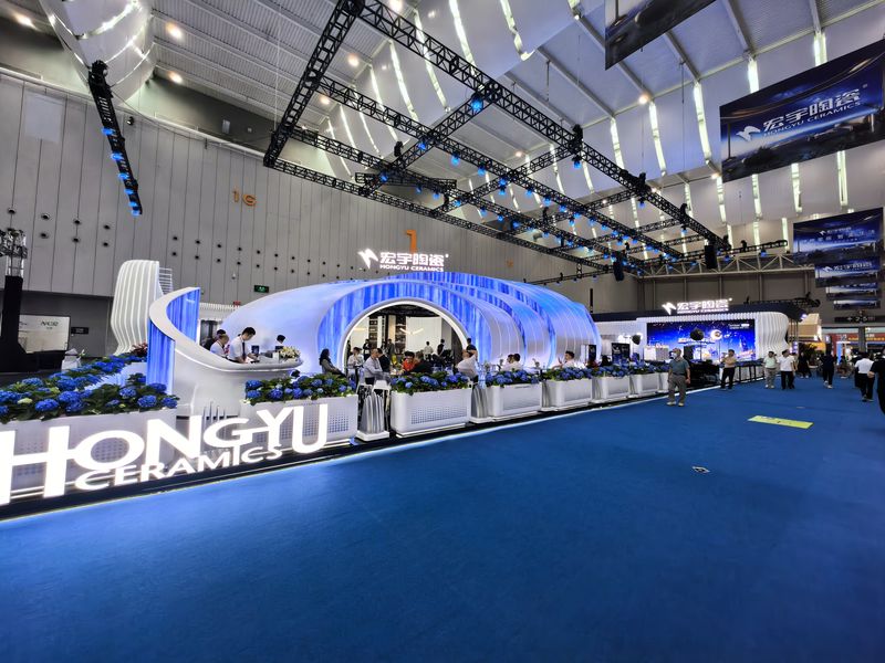 陶瓷工业展展台搭建案例