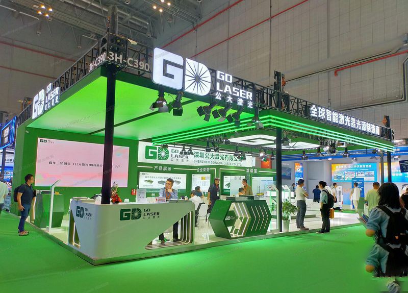 SNEC 上海光伏展展台搭建案例照片-公大激光