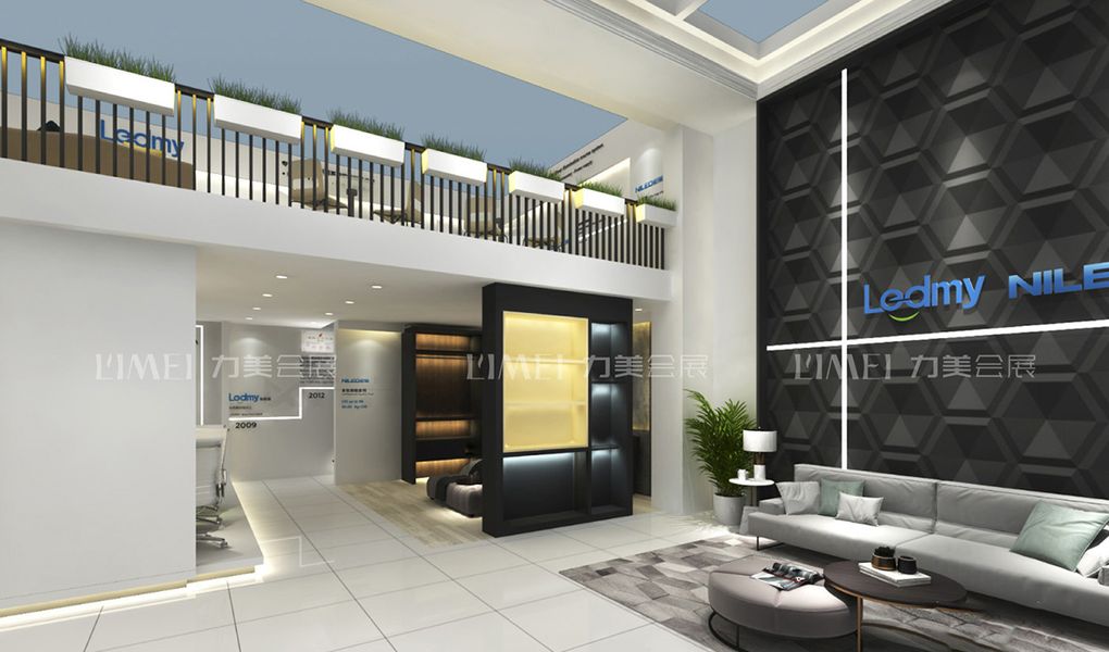 广州(光亚)照明展设计搭建案例-乐的美卧室接待区效果图 广州(光亚)照明展设计搭建案例-乐的美卧室接待区效果图