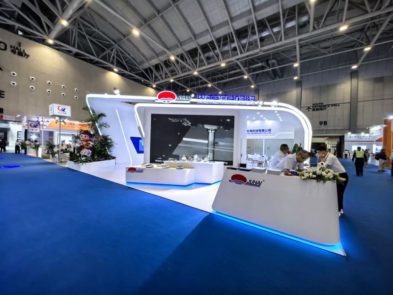 陶瓷工业展展台搭建案例-巨海科技