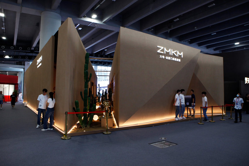 展台搭建案例,芝麻开门 展台搭建案例,芝麻开门